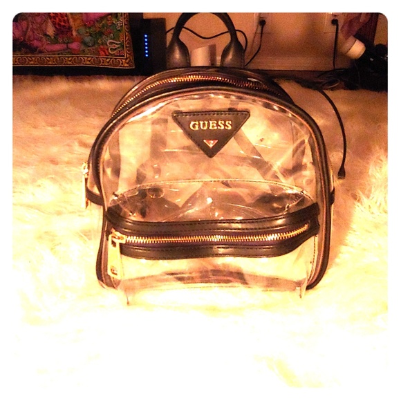 clear backpack guess